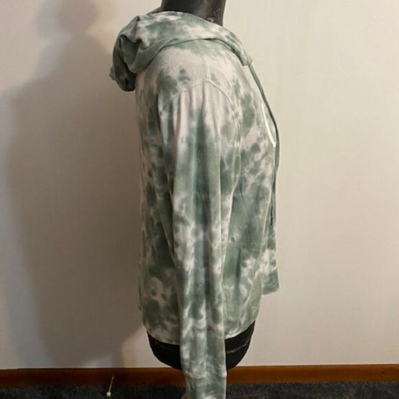 Clavin Klein Green, white tie dye hoodie, size Medium - Picture 4 of 4